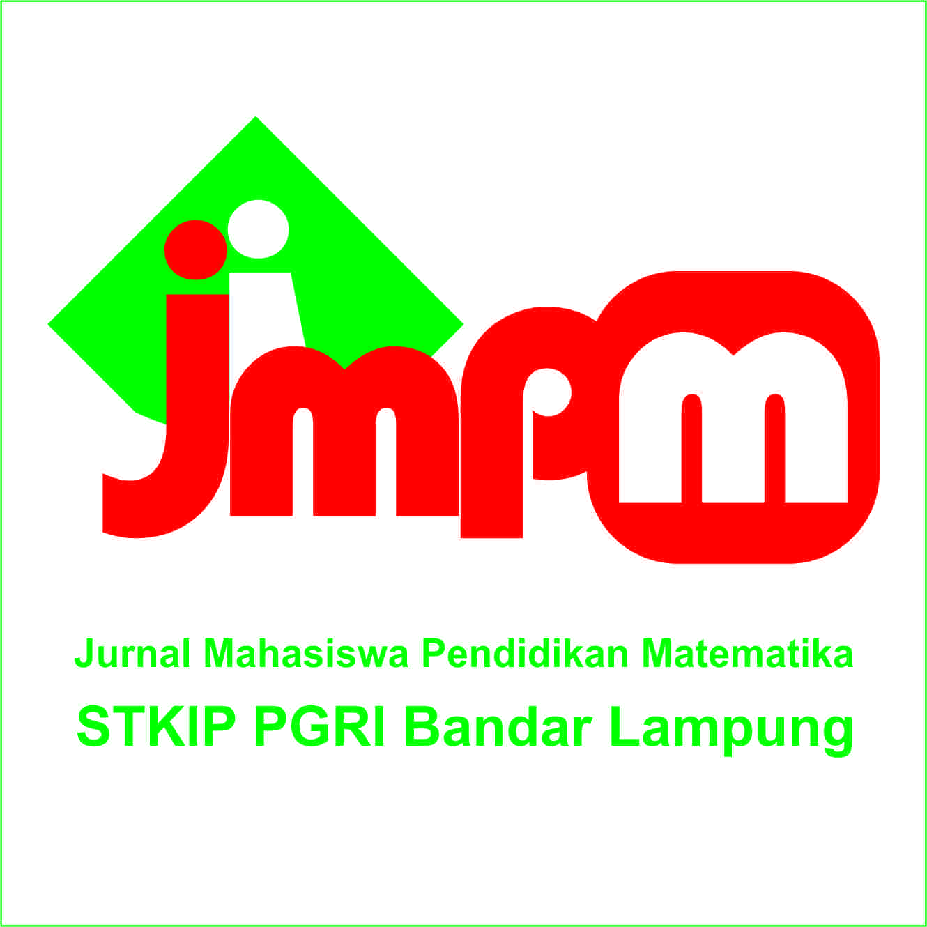 					View Vol. 5 No. 1 (2023): Jurnal Mahasiswa Pendidikan Matematika (JMPM)
				